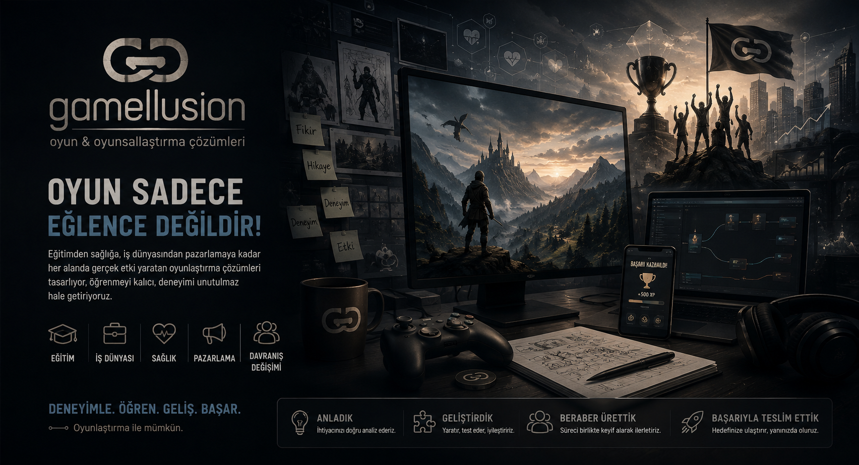 Gamellusion oyun ve oyunsallaştırma projeleri